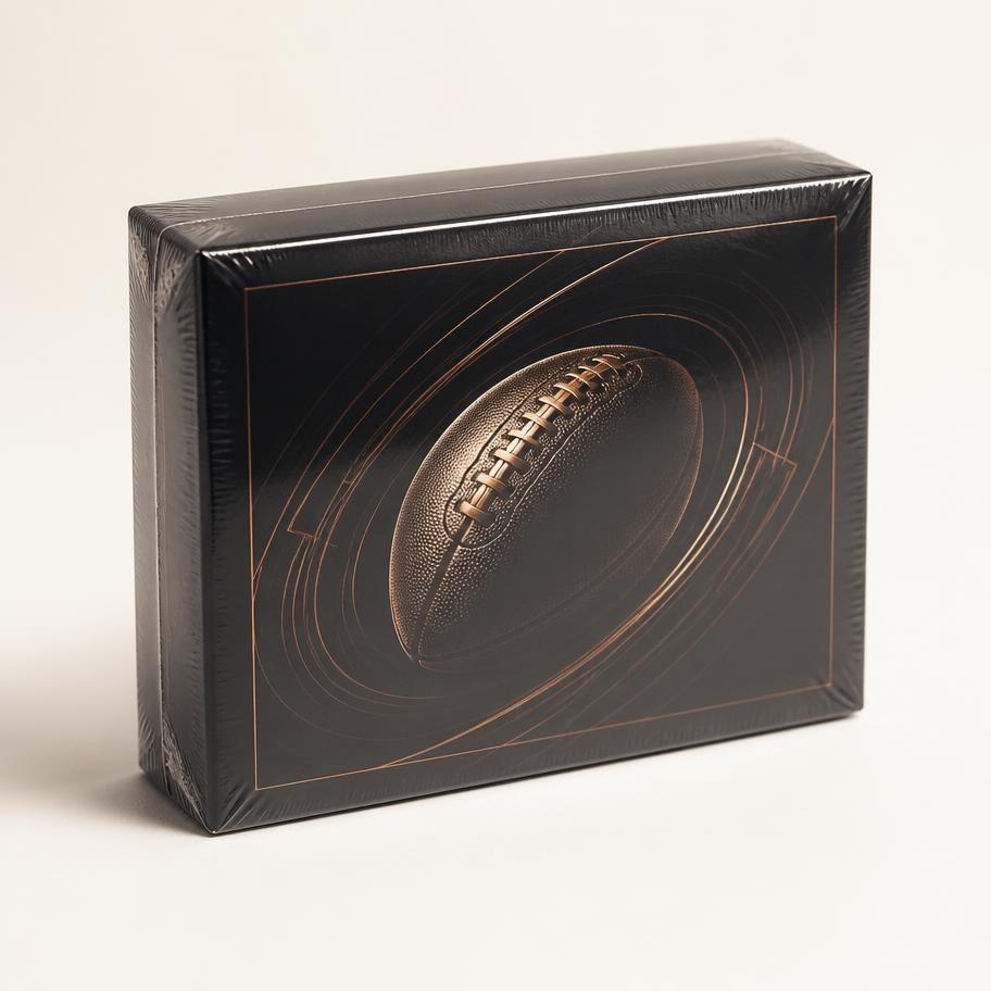 Sealed unbranded football card box representing the Finest range