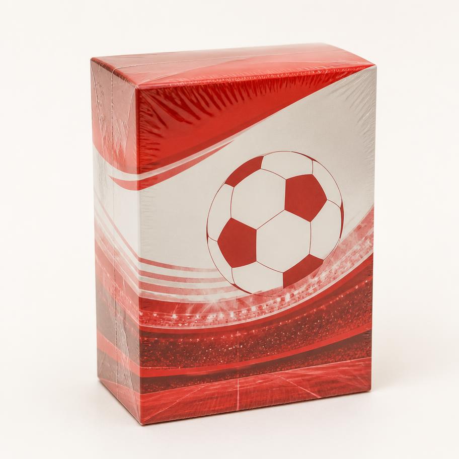 Sealed unbranded football card box representing the Flagship range