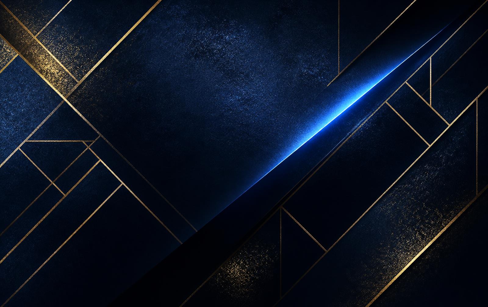 Abstract navy and gold foil-inspired pattern
